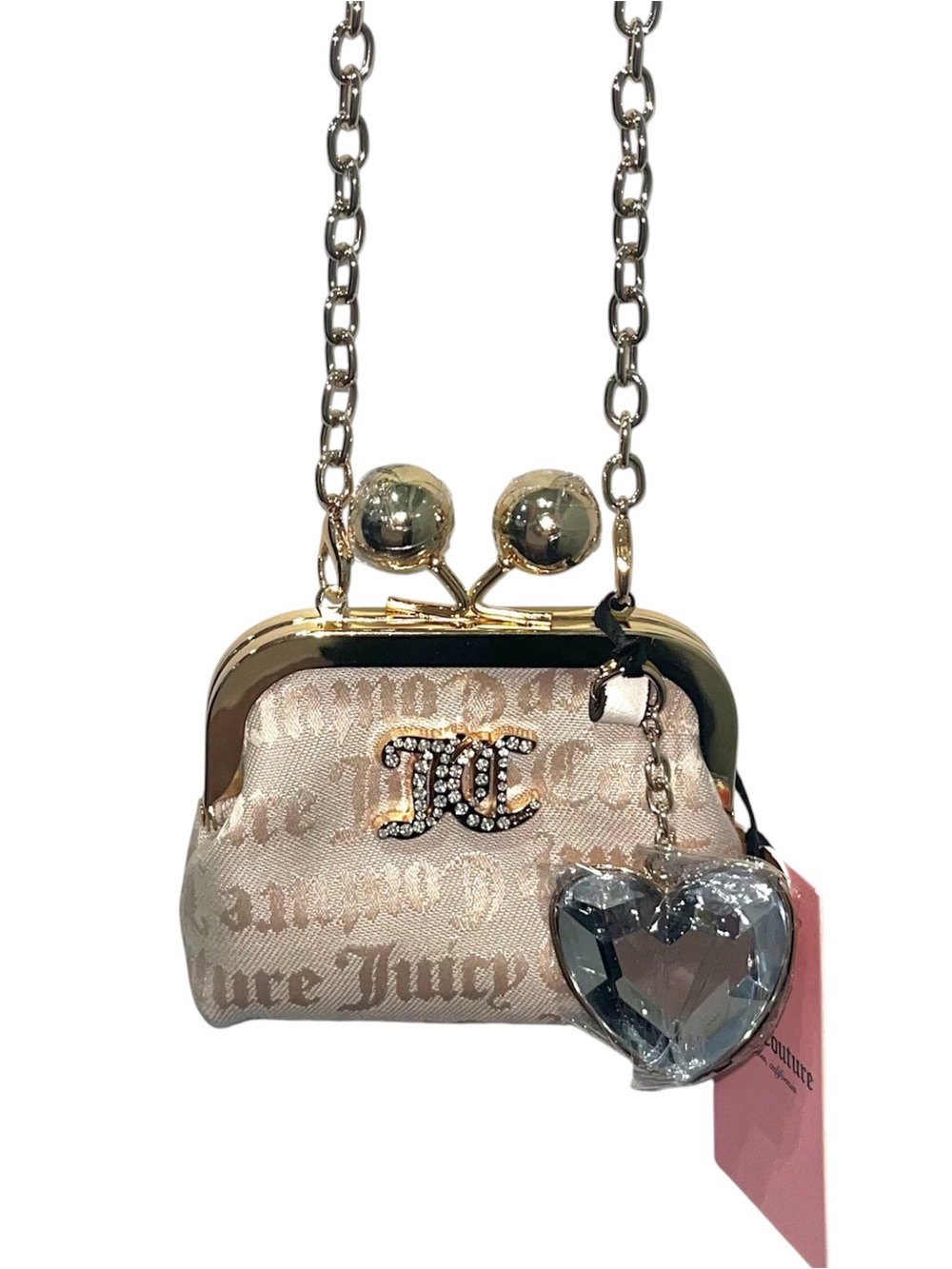 JUICY COUTURE The Glam Kisslock Coin Purse